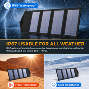 10W Foldable Solar Panel Charger with Dual USB for Camping and Emergencies thumbnail 6