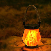 Solar Flame Lantern Outdoor Lamp thumbnail 2