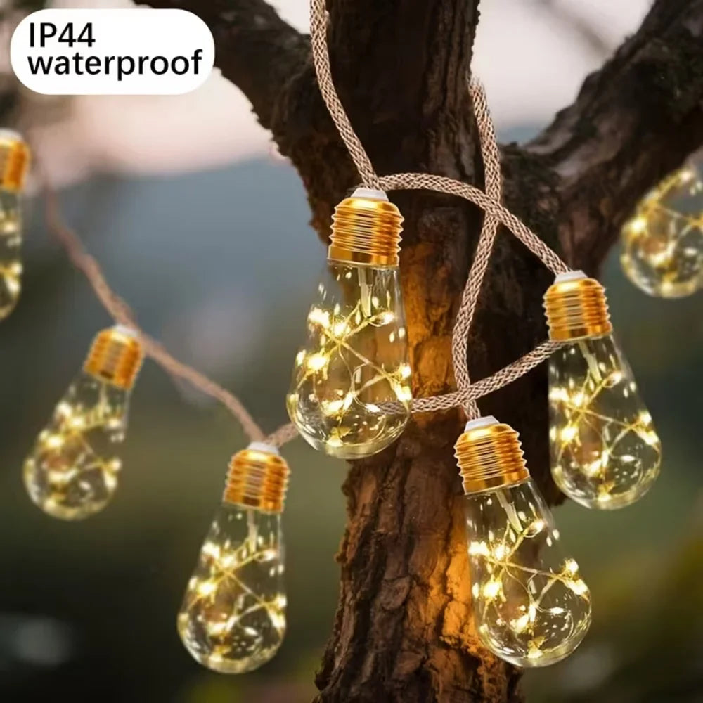 Solar Bulb String Lights