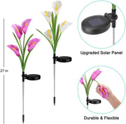 Decorative Garden Solar Lily Lights thumbnail 3