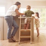 Tots Pikler Style Wooden Folding Helper Tower thumbnail 2