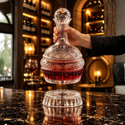 Crystal Spinning Decanter and Base thumbnail 6