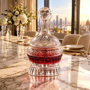 Crystal Spinning Decanter and Base thumbnail 4