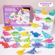 52-Piece Montessori-Style 3D Alphabet Building Blocks Set thumbnail 8