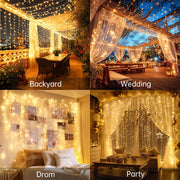 Remote-Control Led Curtain Light-9.8*9.8 FT thumbnail 7