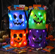 Halloween Colorful Candy Bags Led Light-up Gift Bags thumbnail 1