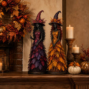 Enchanted Gothic Autumn Witch Figurine thumbnail 11