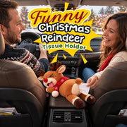 Funny Christmas Reindeer Tissue Holder – The Cheekiest Christmas Decor thumbnail 1