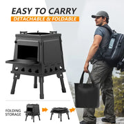 Portable Wood Burning Rocket Stove thumbnail 3