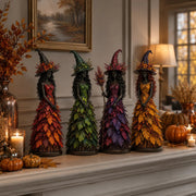 Enchanted Gothic Autumn Witch Figurine thumbnail 13