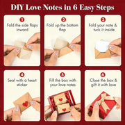 DIY Love Notes Box - Mini Blank Cards & Envelopes thumbnail 3