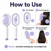 3-in-1 Electric Spray Air Cushion Massage Comb thumbnail 5