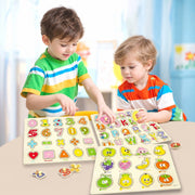 Educational Wooden Peg Puzzles thumbnail 6
