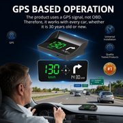 Head-Up Display (HUD) Car GPS Digital Speedometer thumbnail 3