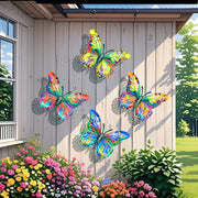 🦋A complete set! 4Pcs Butterfly Metal Wall Decor🤩 thumbnail 4