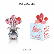 Everlasting Crystal Rose in Vase – Handcrafted Sparkling Keepsake, Fade-Resistant & Perfect Gift 🌹✨ thumbnail 16