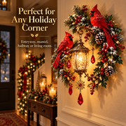 Cardinal Christmas Lantern Glow™ – Lighted Holiday Wall Decor thumbnail 6