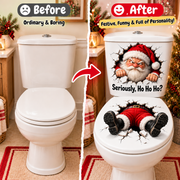 🚽🎅 Funny Christmas 3D Illusion Toilet Stickers – The Ultimate Holiday Bathroom Prank! thumbnail 4