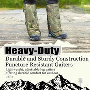 Unisex Adjustable Outdoor Snake-Resistant Leg Gaiters, Abrasion-Resistant Durable Fabric Protective Gear for Hunting, Hiking thumbnail 6