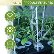 Tomato Clips, Plastic Trellis Clips thumbnail 2