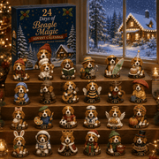 🐶🎄Beagle Magic Advent Calendar 2026 – 24 Days of Unique Beagle Miniature Collectibles, 24 Cute Holiday thumbnail 3