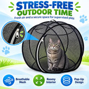 FreshAir Cat Haven – Pop-Up Mesh Playpen thumbnail 7