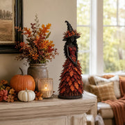 Enchanted Gothic Autumn Witch Figurine thumbnail 14