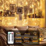 Remote-Control Led Curtain Light-9.8*9.8 FT thumbnail 5