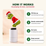 Funny Christmas Automatic Foaming Soap Dispenser – Cheeky Holiday Hand Soap Dispenser, Novelty Christmas Gift thumbnail 6