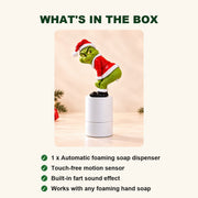 Funny Christmas Automatic Foaming Soap Dispenser – Cheeky Holiday Hand Soap Dispenser, Novelty Christmas Gift thumbnail 8