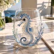 Artisanal Blue Ringed Octopus Glassware thumbnail 4