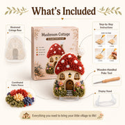 🔥🏡 Whimsical Village 3D Fabric Poke Art Kit thumbnail 8