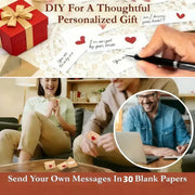 DIY Love Notes Box - Mini Blank Cards & Envelopes thumbnail 4