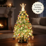 DIY Beaded Crystal Christmas Tree Kit | Sparkling Tabletop Holiday Decor & Stress-Relief Crafting Gift for Women & Home thumbnail 2