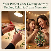 DIY Beaded Crystal Christmas Tree Kit | Sparkling Tabletop Holiday Decor & Stress-Relief Crafting Gift for Women & Home thumbnail 8