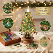 DIY Beaded Crystal Christmas Tree Kit | Sparkling Tabletop Holiday Decor & Stress-Relief Crafting Gift for Women & Home thumbnail 7