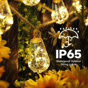 Solar Hemp Rope String Lights thumbnail 4