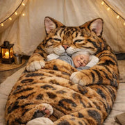 Fluffy cat sleeping bag– Soft, Warm & Purrfectly Cozy thumbnail 3