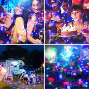 Colorful Rotating Disco Ball Light thumbnail 6