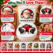 🚽🎅 Funny Christmas 3D Illusion Toilet Stickers – The Ultimate Holiday Bathroom Prank! thumbnail 5