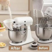 Flour Funnel for Kitchen Aid Stand Mixer thumbnail 4