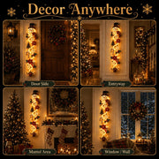 ⏳ Last day! 49% OFF – 🎄✨🎅MerryCascade™ Glowing Christmas Door Hanger thumbnail 8
