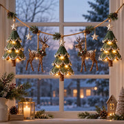 Lighted Woodland Christmas Garland thumbnail 8