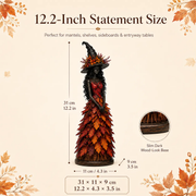 Enchanted Gothic Autumn Witch Figurine thumbnail 15
