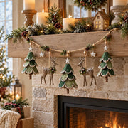 Lighted Woodland Christmas Garland thumbnail 9