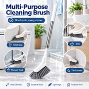 Adjustable Length Stainless Steel Telescopic Long Handle Crevice Cleaning Brush thumbnail 4