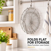 Foldable Stainless Steel Frying Basket & Colander ✨ thumbnail 5
