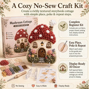 🔥🏡 Whimsical Village 3D Fabric Poke Art Kit thumbnail 4