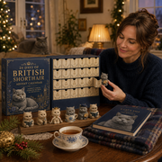 24-Day Festive Countdown, British Shorthair Themed Collectible Miniatures Blind Box thumbnail 2