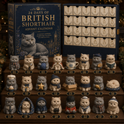 24-Day Festive Countdown, British Shorthair Themed Collectible Miniatures Blind Box thumbnail 5